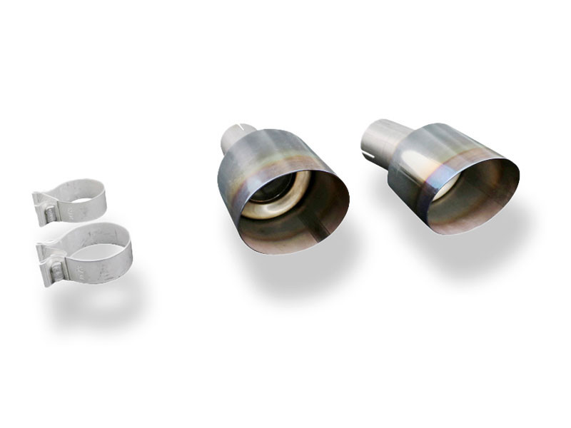 Fox Duplex Endrohrset je 130mm (für Original) eingefärbter Rand