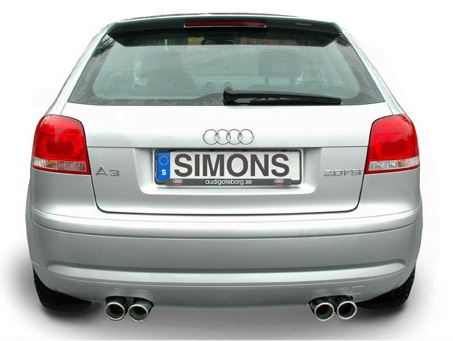 Simons Komplettanlage A3 8P/Golf V Turbo 4*80