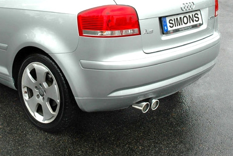 Simons Komplettanlage A3 8P/Golf V Turbo 2*80