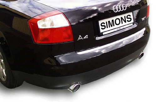 Simons Duplex Endschalldämpfer Audi A4 Turbo 01- 2*100