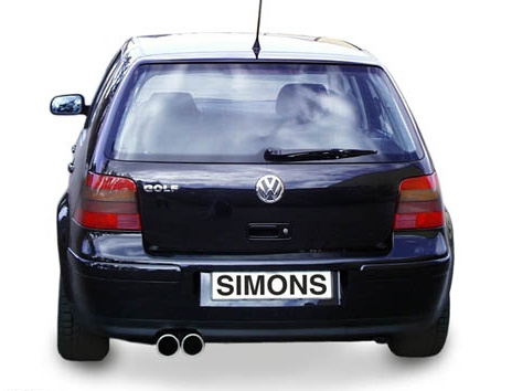 Simons Komplettanlage Golf IV turbo 2*80