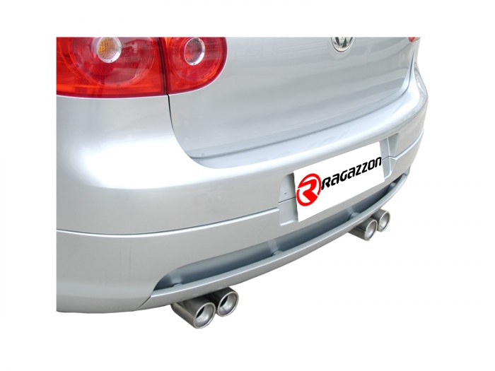 Ragazzon Duplex-Endschalldämpfer je 2x80mm