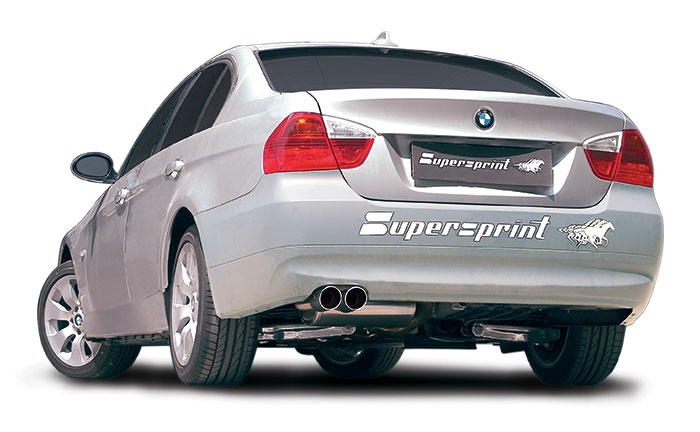 Supersprint Endschalldämpfer 2x80mm