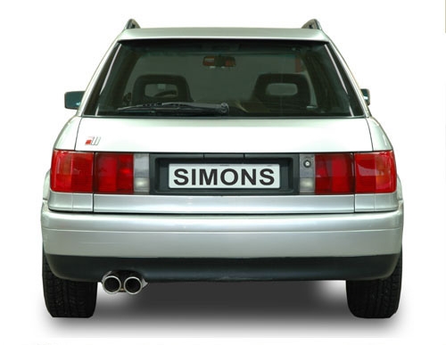 Simons Komplettanlage Audi S2/RS2 B4 2*80