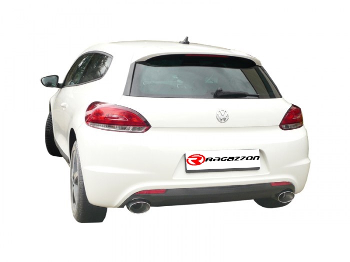 Ragazzon Duplex-Endschalldämpfer je 135x90mm oval Sport Line