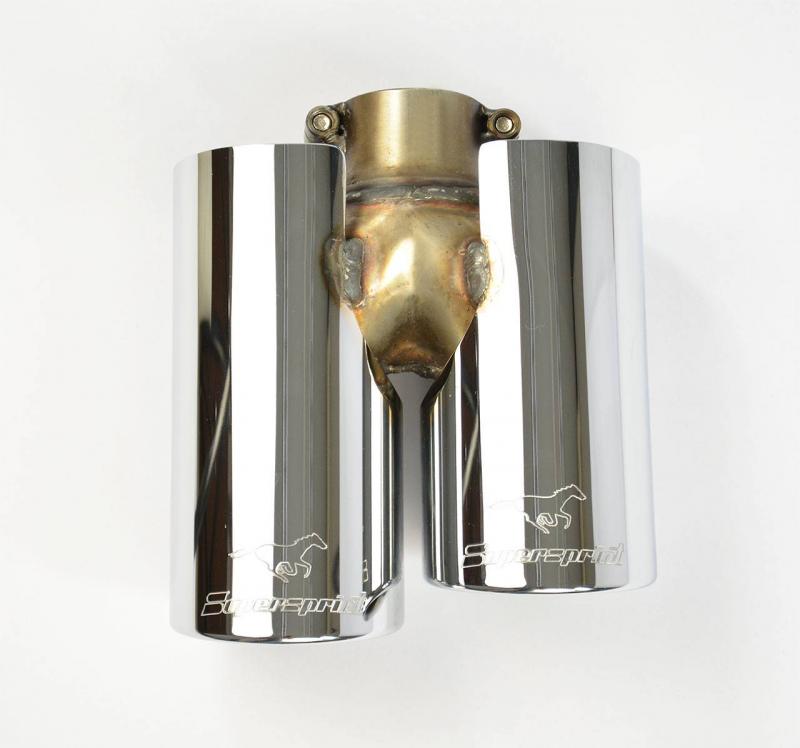 Supersprint Duplex Endrohre je 2x80mm rund