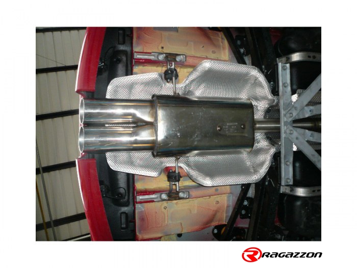 Ragazzon Endschalldämpfer mittig 2x90mm Sport Line
