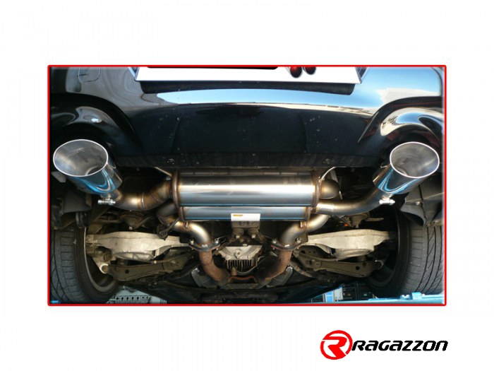 Ragazzon Duplex-Endschalldämpfer je 135x90mm oval Sport Line