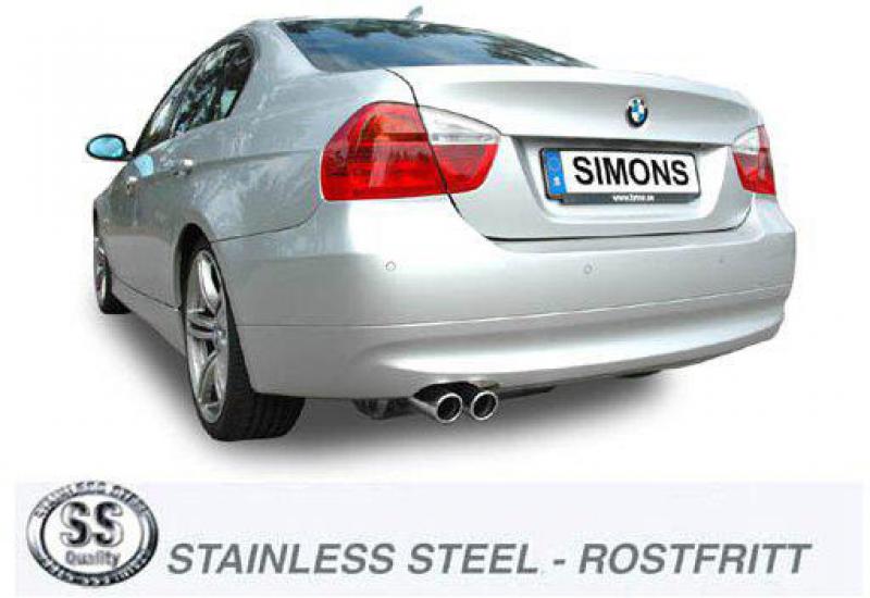 Simons Komplettanlage BMW E90/91 6-c Se/To 2*80
