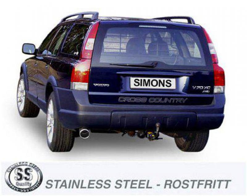 Simons Komplettanlage V70 Turbo AWD XC 1*100