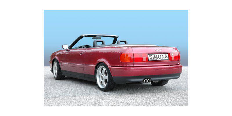 Simons Komplettanlage Audi 80/90 Cab 86-91 2*70
