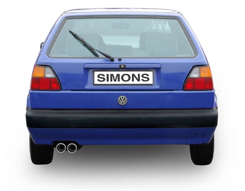 Simons Komplettanlage Golf II 16V 2*80