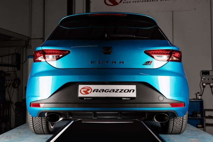 Ragazzon Duplex-Endschalldämpfer je 2x70mm Sport Line versetzt