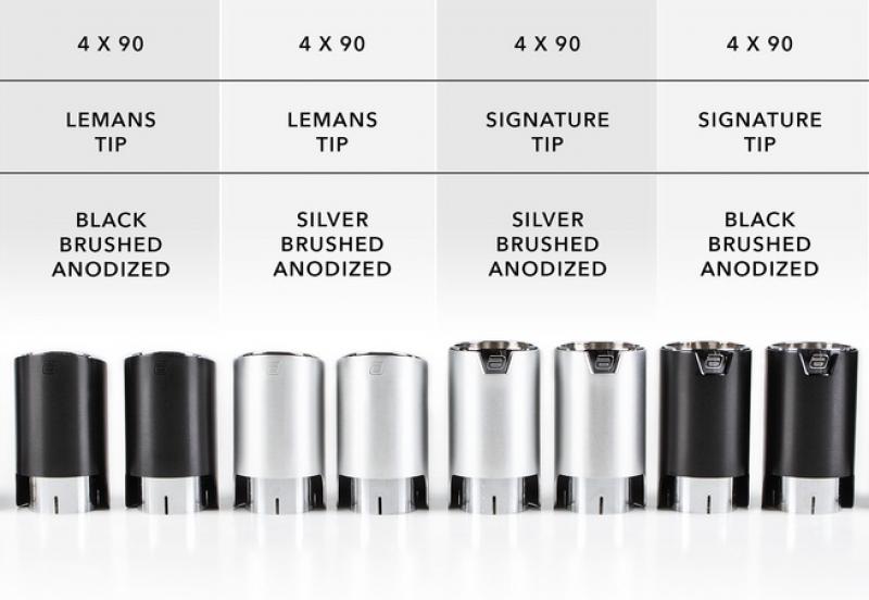 Eisenmann Duplex-Endschalldämpfer 4x Ø 90 mm