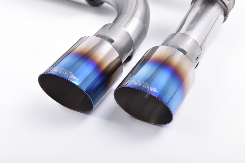 Milltek Komplettanlage je 2x 90mm GT Burnt Titanium