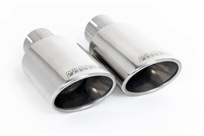 Milltek Komplettanlage 2x80mm Oval (Jet)