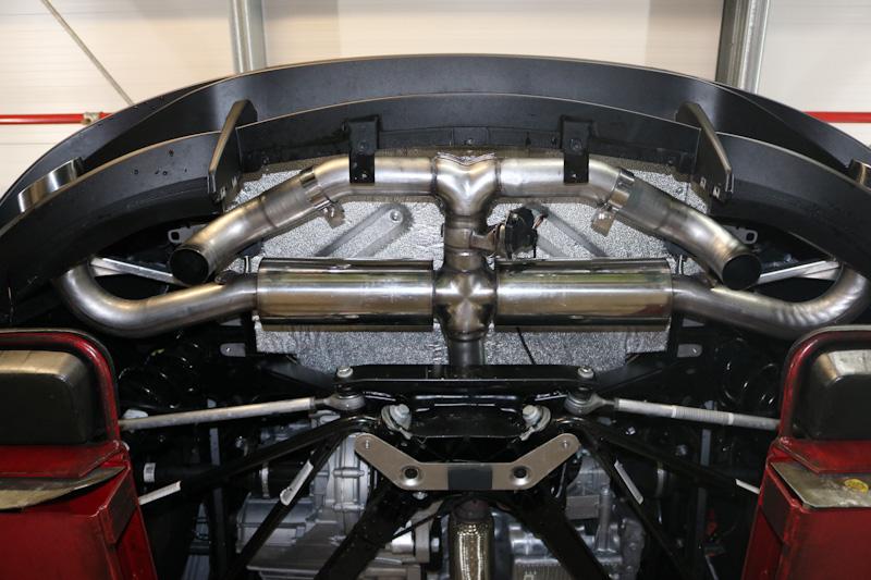 Bastuck Duplex-Endschalldämpfer je 100mm (mit Abgasklappe)