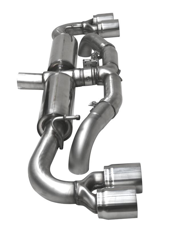 Bastuck Duplex-Endschalldämpfer je 2x85mm (mit Abgasklappe)