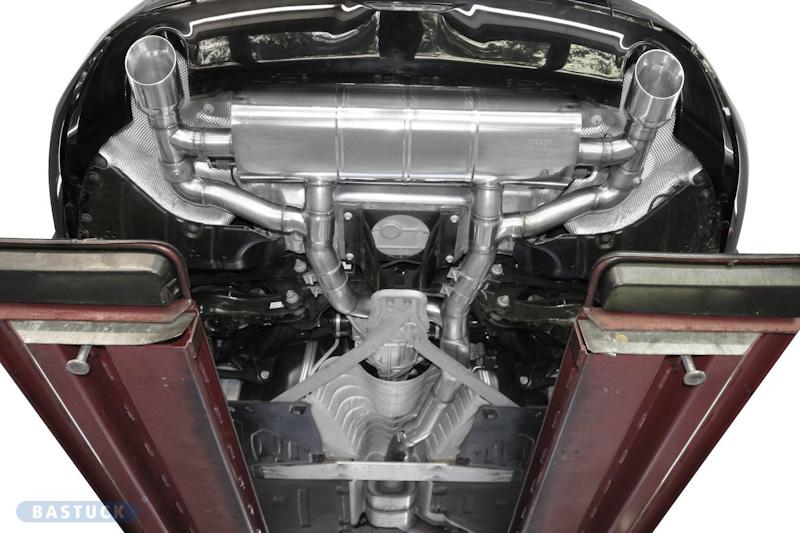 Bastuck Duplex-Endschalldämpfer je 1x100mm (mit Klappen)