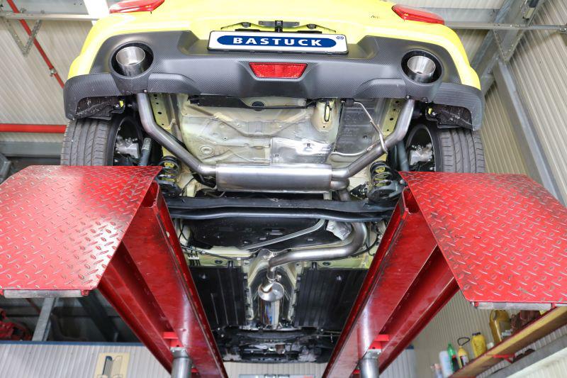 Bastuck Komplettanlage mit Duplex-Endschalldämpfer je 100mm