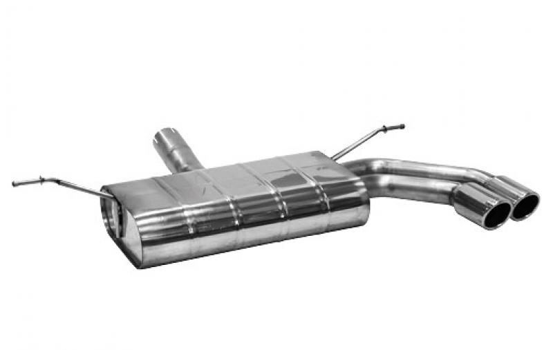 Bastuck Komplettanlage mit Endschalldämpfer 2x76mm