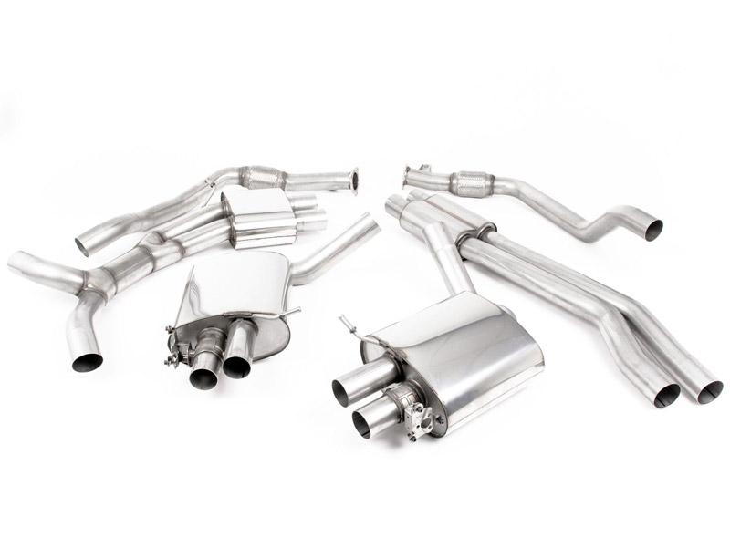 Milltek Komplettanlage je 170x107mm oval Jet Burnt Titanium