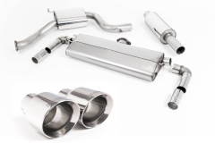 Milltek Duplex-Komplettanlage je 80mm GT