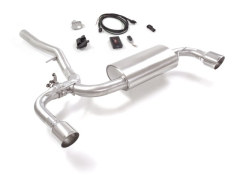 Ragazzon Duplex-Endschalldämpfer je 102mm Sport Line (mit Klappe)