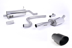 Milltek Komplettanlage 90mm GT Black