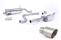 Milltek Komplettanlage 90mm GT Titanium