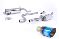 Milltek Komplettanlage 90mm GT Burnt Titanium