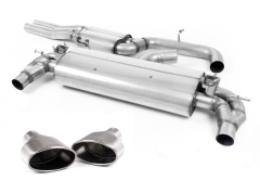 Milltek Komplettanlage je 170x107mm Jet Oval Titanium