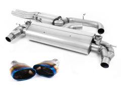 Milltek Komplettanlage je 170x107mm Jet Oval Burnt Titanium