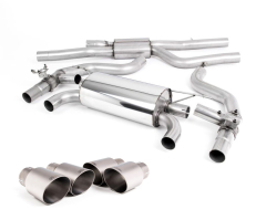 Milltek Komplettanlage je 2x 90mm GT Titanium