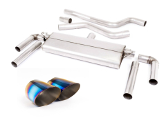 Milltek Komplettanlage je 1x 115mm GT Burnt Titanium