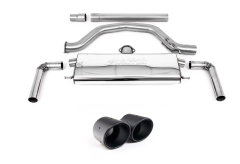 Milltek Duplex-Komplettanlage je 115mm Jet Carbon