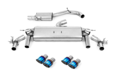 Milltek Duplex-Komplettanlage je 2x100mm GT Burnt Titanium