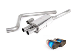 Milltek Komplettanlage 2x90mm GT Burnt Titanium