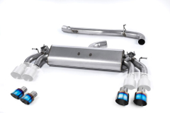 Milltek Komplettanlage je 2x 100mm GT Burnt Titanium