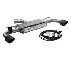 Bastuck Komplettanlage mit Duplex-Endschalldämpfer je 100mm Carbon
