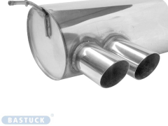Bastuck Endschalldämpfer 2x76mm schräg