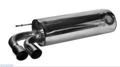 Bastuck Endschalldämpfer 2x76mm schräg