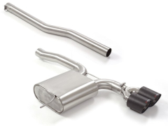 Ragazzon Endschalldämpfer 2x100mm Carbon Shot