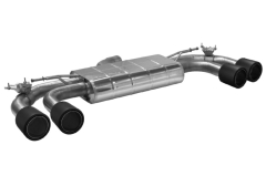 Bastuck Komplettanlage mit Duplex-Endschalldämpfer je 100mm Carbon
