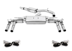 Milltek Komplettanlage je 2x118x83mm Oval Jet