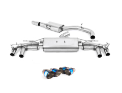 Milltek Komplettanlage je 2x115mm GT Burnt Titanium