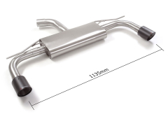 Ragazzon Duplex-Endschalldämpfer je 100mm rund Carbon Shot