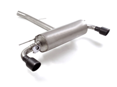 Ragazzon Duplex-Endschalldämpfer je 102mm rund Sport Line Black