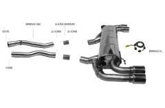Bastuck Duplex-Komplettanlage je 100mm (mit Klappe)