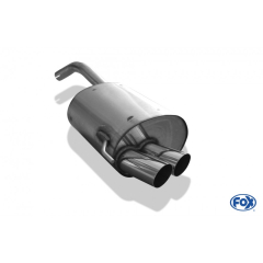 Fox Endschalldämpfer 2x70mm schräg